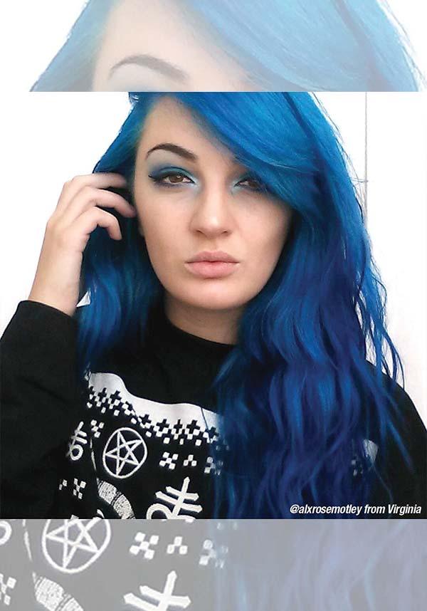 Blue Moon | AMPLIFIED COLOUR - Beserk - all, blue, clickfrenzy15-2023, cosmetics, cpgstinc, dark, discountapp, dye, ebaymp, fp, goth, hair blue, hair colour, hair dye, labelvegan, manic panic, manic panic hair, moon, vegan