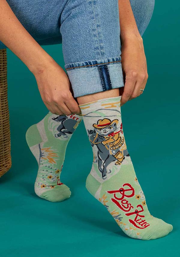 Boss Kitty | CREW SOCKS*