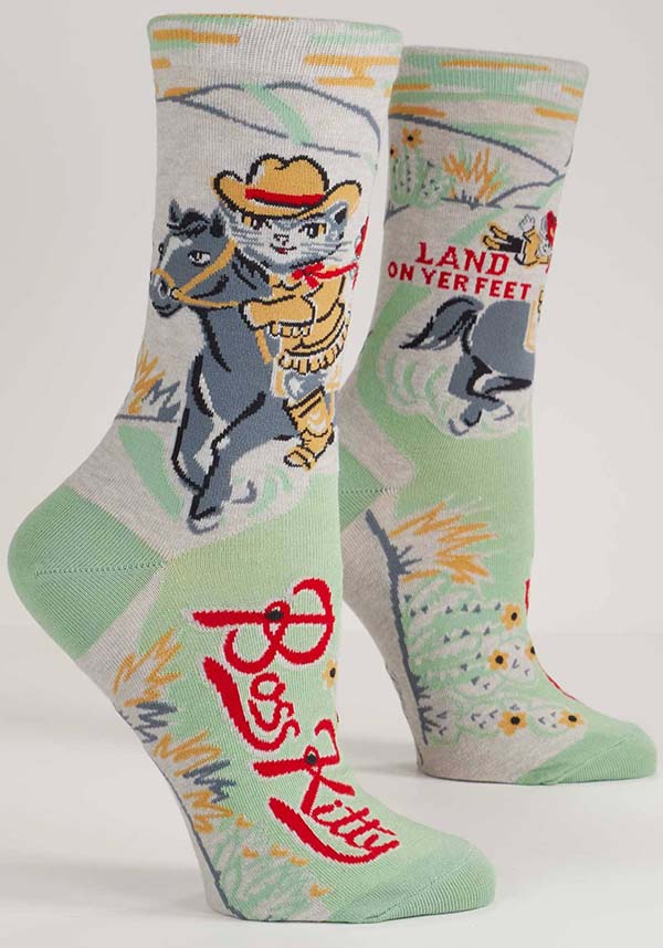 Boss Kitty | CREW SOCKS*