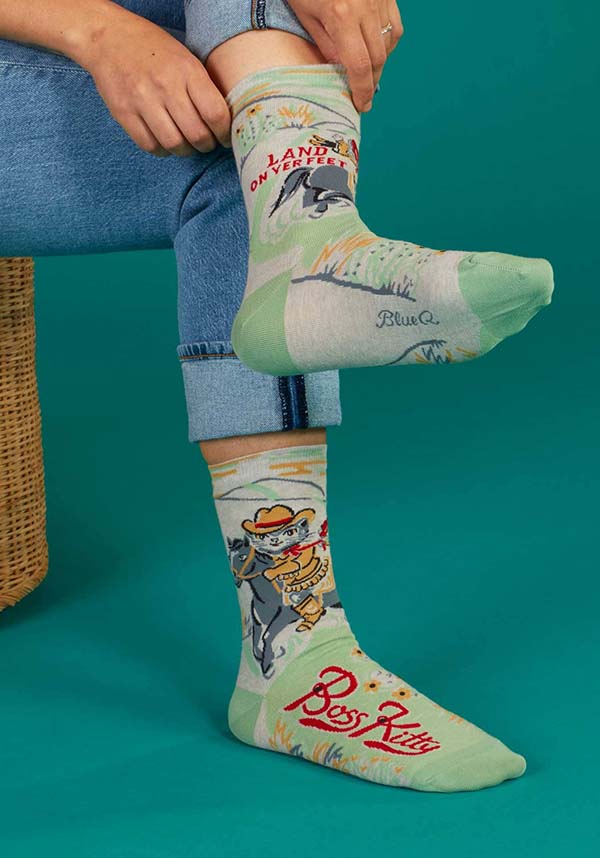 Boss Kitty | CREW SOCKS*