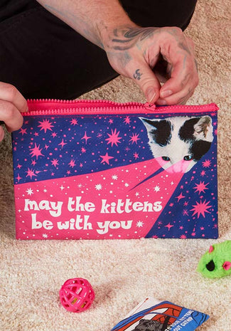 Kittens Be With You | ZIPPER POUCH