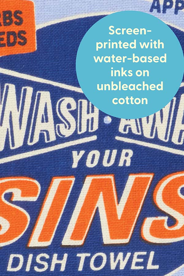 Wash Away Your Sins | DISH TOWEL