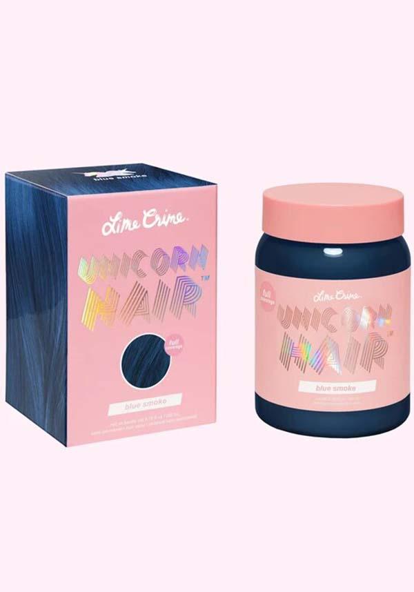 Blue Smoke | UNICORN HAIR COLOUR - Beserk - all, blue, clickfrenzy15-2023, cosmetics, discountapp, dye, fp, hair blue, hair colour, hair dye, labelvegan, lime crime, lime crime hair, mermaid, vegan