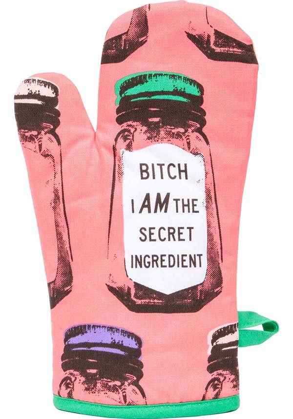 Secret Ingredient | OVEN MITT - Beserk - all, blueq, clickfrenzy15-2023, cooking, cpgstinc, discountapp, fp, gifts, home, homewares, kitchen, optoco, oven mitt, pink, retro, sep19