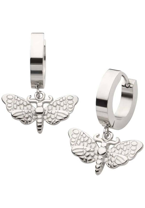 Mourning Cloak | HUGGIE EARRINGS