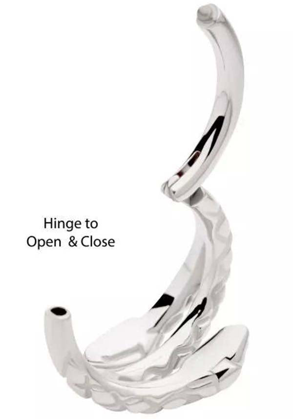 Medusa's Serpents [Silver] | HINGED CLICKER