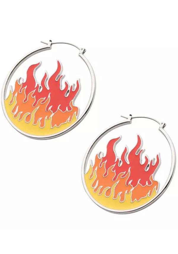 Ember Flame | PLUG HOOP EARRINGS