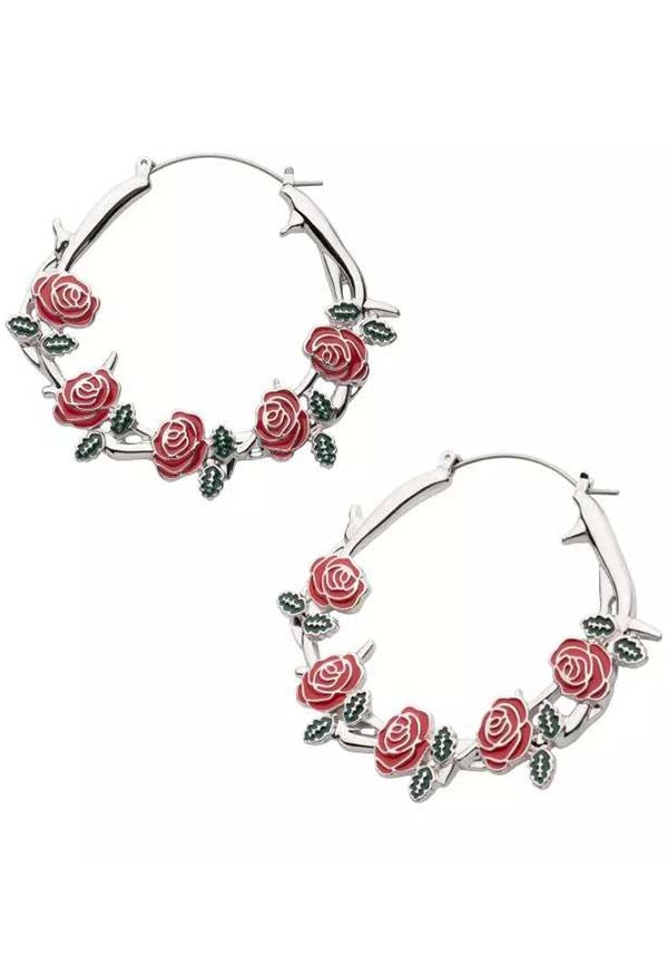 Roses and Thorns | PLUG HOOP EARRINGS