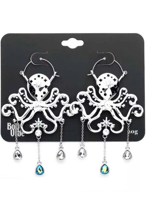 Bodyvibe Octopus Teardrop Plug Hoop Earrings Buy Online Australia