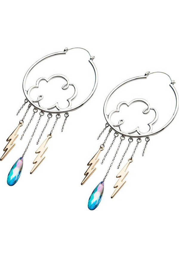 Rainy Day | PLUG HOOP EARRINGS