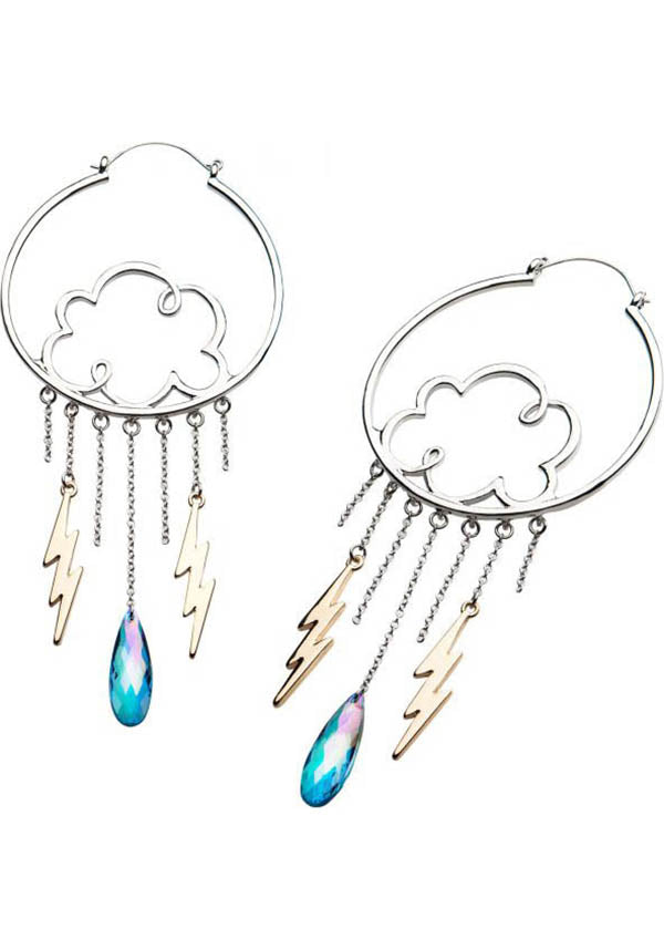 Rainy Day | PLUG HOOP EARRINGS