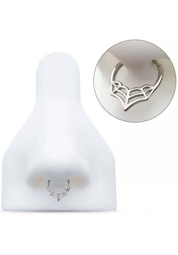 Silver Clicker Bodyvibe - Spiderweb Silver Clicker - Buy Online Australia