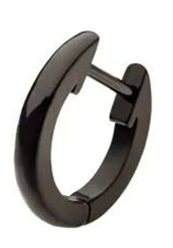 Levi [Black] | HUGGIE EARRINGS