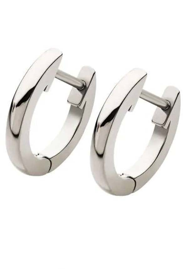 Levi [Silver] | HUGGIE EARRINGS