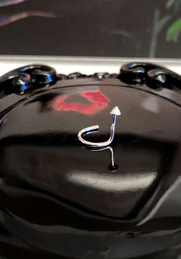 To The Point [White Gold] | NOSE STUD