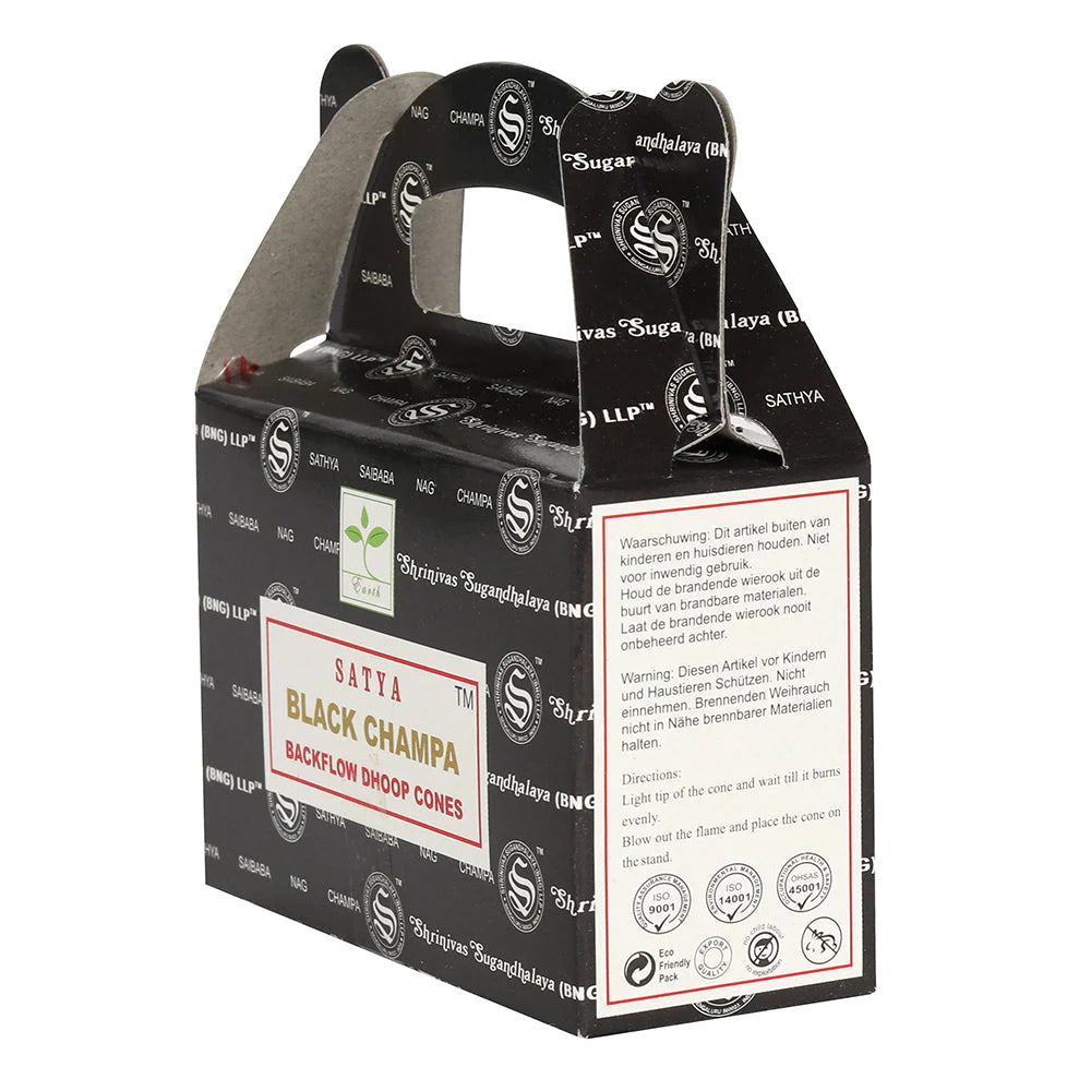 Black Champa Backflow | INCENSE CONES