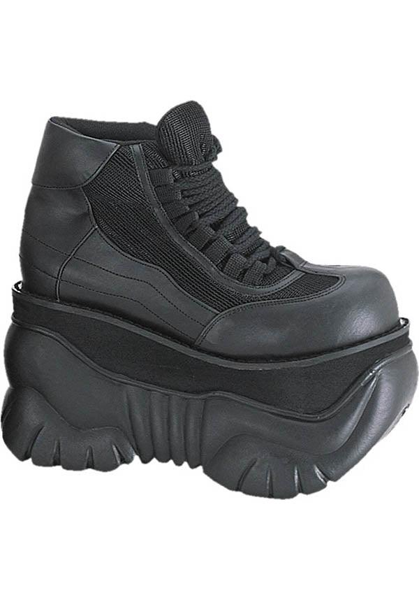 BOXER-01 [Black] | PLATFORMS [PREORDER] - Beserk - all, ankle boots, black, boots, boots [preorder], clickfrenzy15-2023, demonia, demonia shoes, discountapp, fp, labelpreorder, labelvegan, mens shoes, platform boots, platforms, platforms [preorder], pleaserimageupdated, ppo, preorder, shoes, techwear, unisex, vegan