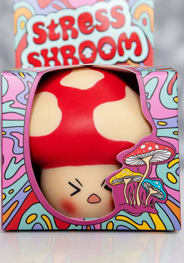 Balle Anti-stress Champignon – Jouet Squishy Pour Adultes Et Ados, Aide à Gérer L’anxiété, Idée Cadeau Secret Santa - 6
