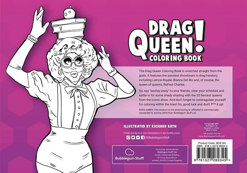 Drag Queen | COLOURING BOOK^ - Beserk - all, aug21, book, clickfrenzy15-2023, coloring book, colouring book, cpgstinc, discountapp, drag, drag queen, fp, gift, gift idea, gift ideas, gifts, home, homeware, homewares, office and stationery, pop culture, pop culture collectables, pop culture homewares, popculture, R180821, stationery, williamvalentine, WV86520