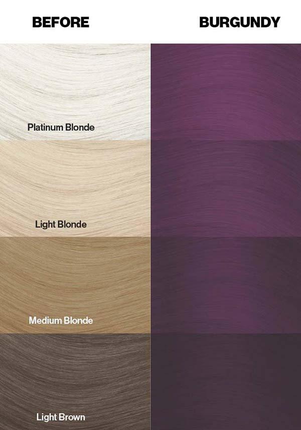 Burgundy | HAIR COLOUR - Beserk - all, beserkstaple, burgundy, cosmetics, crazy color, discountapp, dye, fp, goth, hair, hair colour, hair dye, hair dyes, hair purple, labelvegan, purple, repriced011222, vegan, wine