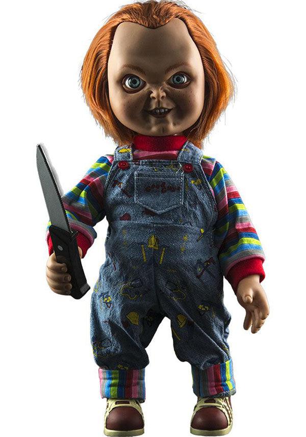 Child's Play | Chucky Good Guy 15" FIGURE [WITH SOUND] - Beserk - all, childs play, chucky, clickfrenzy15-2023, collectable, cpgstinc, discountapp, figure, fp, halloween, halloween collectables, horror, pop culture, pop culture collectables, toy, vinyl figure