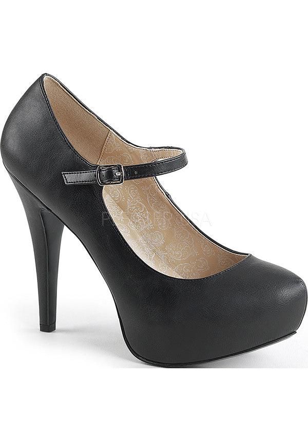 CHLOE-02 [Black] | Black Faux Leather [PREORDER] - Beserk - all, black, clickfrenzy15-2023, discountapp, fp, heels, heels [preorder], labelpreorder, labelvegan, office, pleaser, ppo, preorder, shoes, vegan