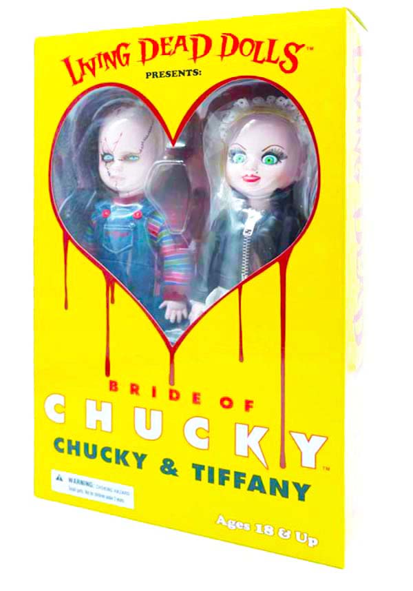 Chucky &amp; Tiffany | [2 Pack] LIVING DEAD DOLLS
