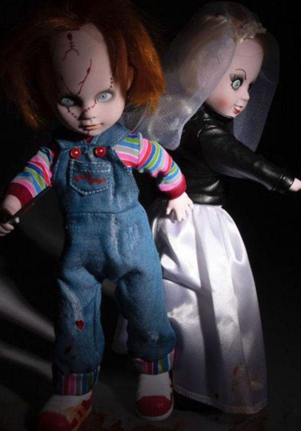 Chucky &amp; Tiffany | [2 Pack] LIVING DEAD DOLLS