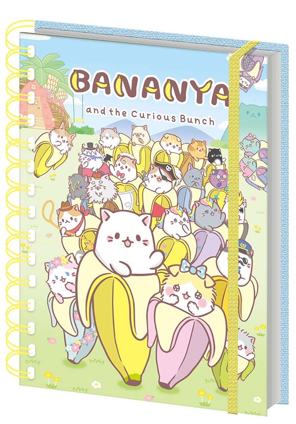Bananya The Curious Bunch | A5 NOTEBOOK*