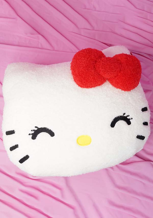 Hello Kitty: Head [Closed eyes] | PLUSH CUSHION