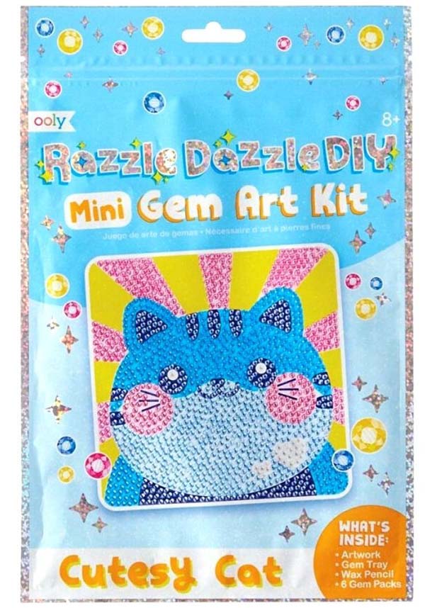 Razzle Dazzle Mini Gem Cat | ART KIT