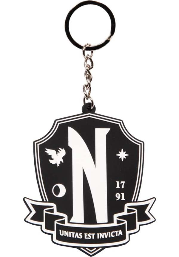 Wednesday: Nevermore Crest | KEYCHAIN*