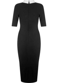 Collectif - Winona Black Pencil Dress - Beserk Australia