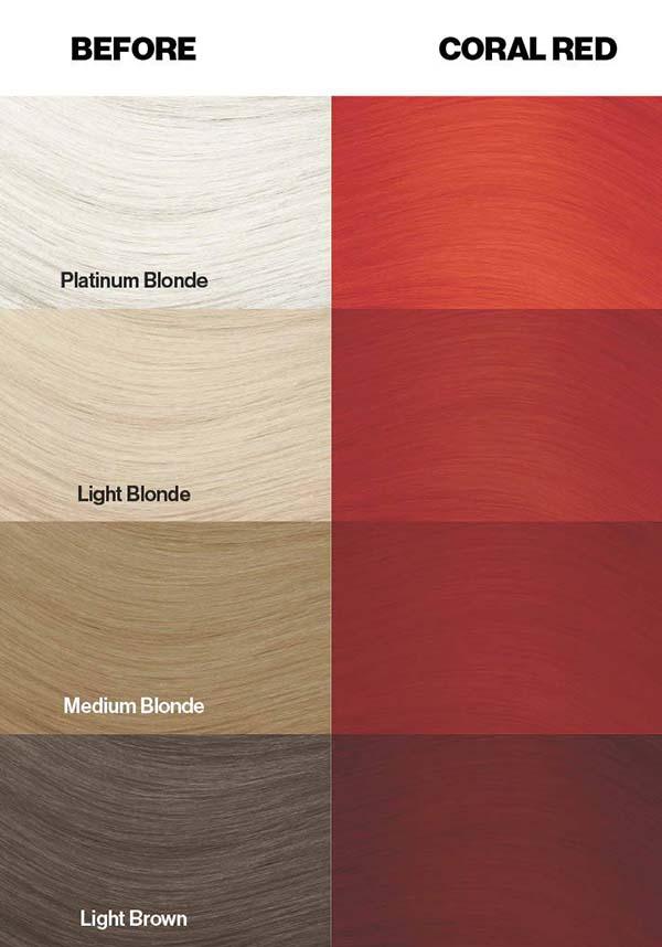 Coral Red | HAIR COLOUR - Beserk - all, beserkstaple, clickfrenzy15-2023, cosmetics, crazy color, discountapp, dye, fp, hair, hair colour, hair dye, hair dyes, hair orange, hair red, labelvegan, orange, peach, red, repriced011222, vegan