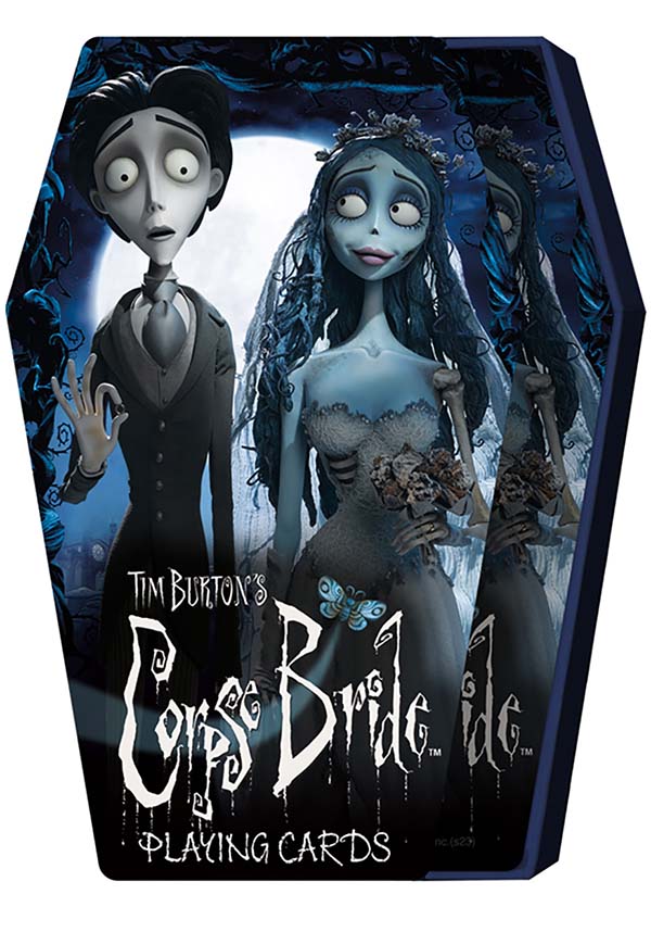 Corpse Bride Coﬃn Box | PREMIUM PLAYING CARDS*