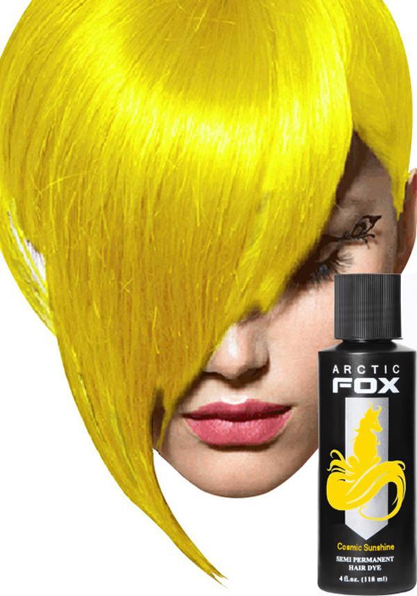 Cosmic Sunshine | HAIR COLOUR [118ml] - Beserk - all, arctic fox, artic fox, clickfrenzy15-2023, cosmetics, discountapp, fp, hair colour, hair dye, hair yellow, labelvegan, lethal industries, mermaid, rainbow, vegan, yellow