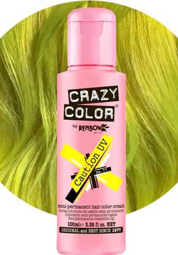 Caution UV | HAIR COLOUR - Beserk - all, beserkstaple, clickfrenzy15-2023, cosmetics, crazy color, discountapp, dye, fp, hair, hair colour, hair dye, hair dyes, hair yellow, jul18, labeluvreactive, labelvegan, mermaid, rainbow, repriced011222, uv, uv reactive, uvreactive, uvreactive1, vegan, yellow