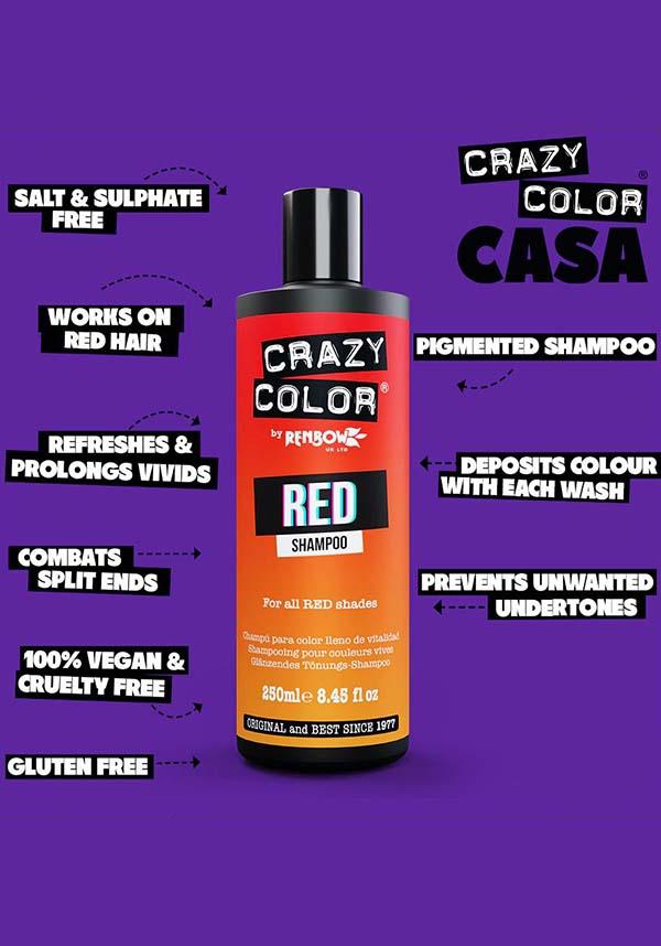 Vibrant Red | SHAMPOO - Beserk - all, cosmetics, crazy color, discountapp, dye, fp, hair, hair care, hair colour, hair dye, hair dyes, hair products, hair red, labelvegan, red, shampoo, vegan