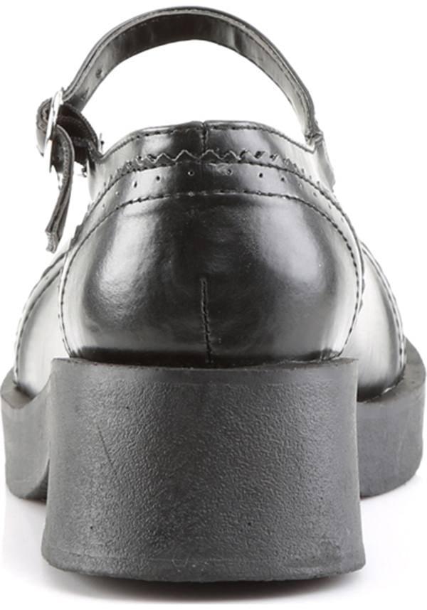 CRUX-07 [Black] | MARY JANES [PREORDER] | DEMONIA FLATS