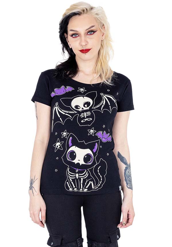 Skelly Cat | T-SHIRT