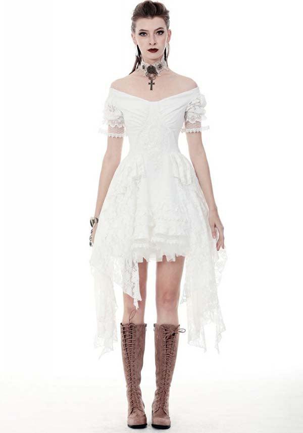 Arabella Steampunk [White] | DRESS