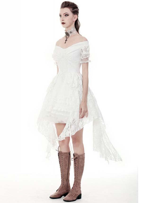 Arabella Steampunk [White] | DRESS