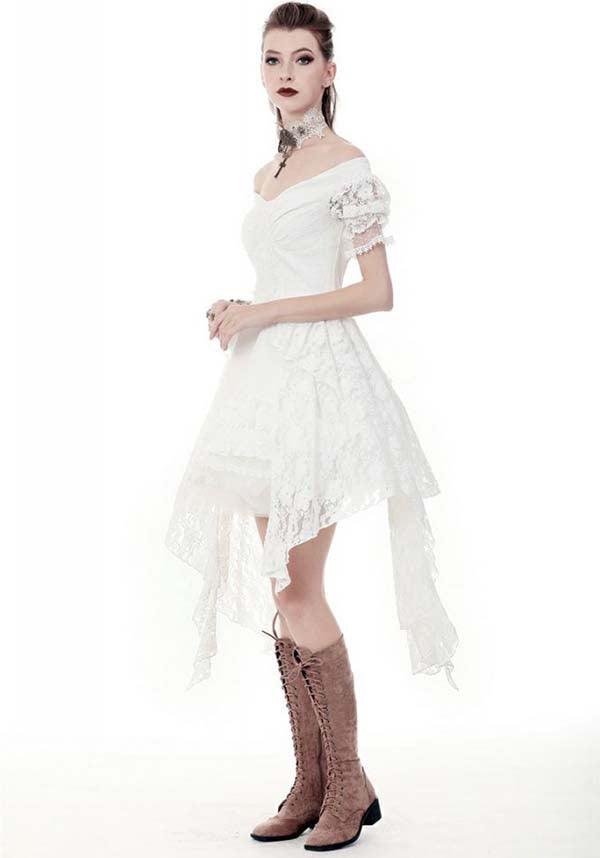 Arabella Steampunk [White] | DRESS