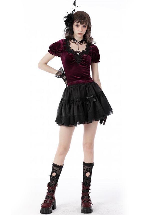 Bloodline | TOP^ - Beserk - all, all clothing, all ladies clothing, backorder, clickfrenzy15-2023, clothing, corset, dark in love, DIL220811, discountapp, fp, girls shirt, girls top, googleshopping, goth, goth shirt, gothic, lace, ladies clothing, ladies shirt, ladies top, ladies tops, R130922, red, sep22, Sept, shirt, short sleeve shirt, tees and shirt, tees and shirts, tees and tops, top, tops, tshirt, tshirts and tops, victorian, womens shirt, womens shirts, womens top