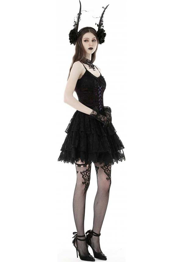 Dark In Love | Gothic Lace Up Corset Dress | BESERK Dark In Love | Gothic Lace Up Corset Dress | BESERK