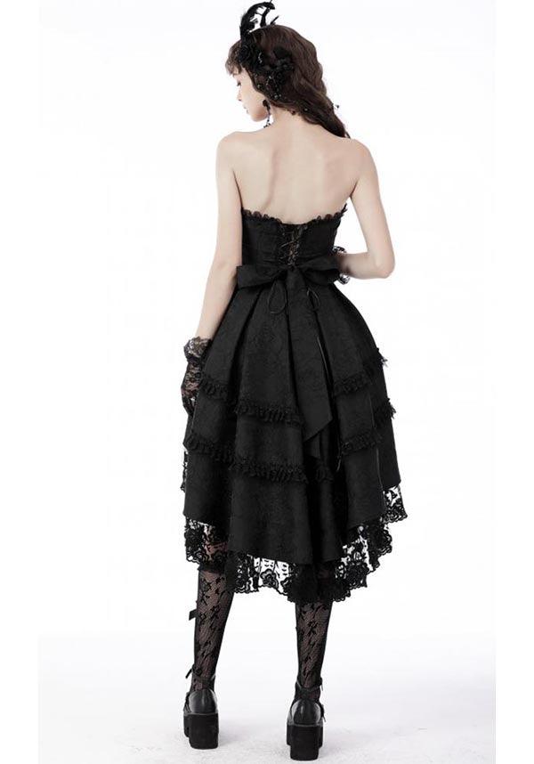 Haunt | DRESS - Beserk - all, all clothing, all ladies clothing, asymmetric, asymmetrical, black, clickfrenzy15-2023, clothing, dark in love, DIL220811, discountapp, dress, dressapril25, dresses, formal, fp, googleshopping, goth, gothic, high low, lace, ladies clothing, ladies dress, ladies dresses, lolita, prom, prom dress, R130922, repriced080623, sep22, Sept, steampunk, sweet heart neckline, victorian, Victorian dress, witch, witches, witchy, women, womens, womens dress, womens dresses