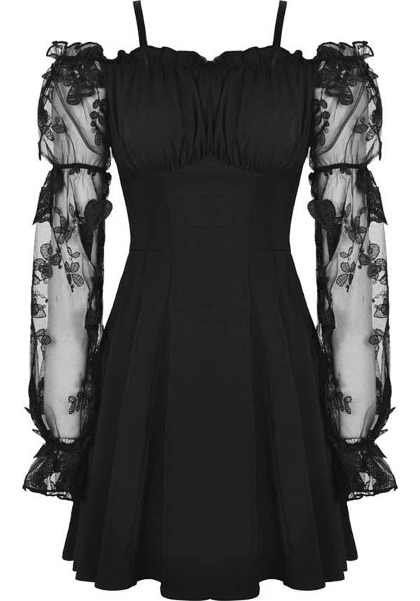 Lacey | OFF SHOULDER DRESS^ - Beserk - all, all clothing, all ladies, all ladies clothing, backorder, black, christmas clothing, clickfrenzy15-2023, clothing, corset, dark in love, discountapp, dress, dressapril25, dresses, edgy, emo, fp, goth, gothic, lace, lace up, lacey, ladies, ladies clothing, ladies dress, ladies dresses, long sleeve, long sleeved, long sleeved dress, long sleeves, mini dress, mini dresses, sep20, short dress, short dresses, women, womens dress, womens dresses