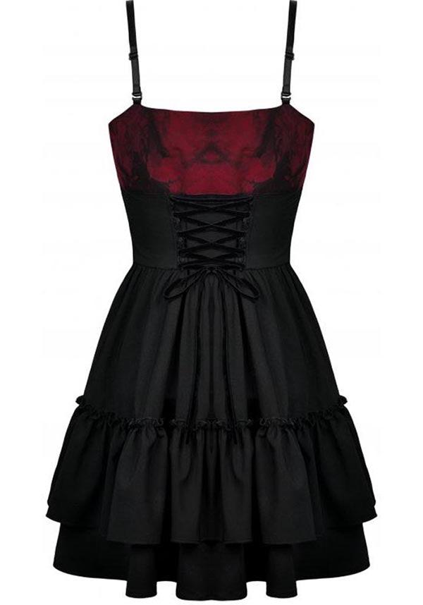 Narcissa | DRESS - Beserk - all, all clothing, all ladies clothing, black, bow, christmas clothing, clickfrenzy15-2023, clothing, corset, cross, dark in love, DIL220811, discountapp, dress, dressapril25, dresses, fp, googleshopping, goth, gothic, grunge, lace, ladies clothing, ladies dress, ladies dresses, lolita, mini dress, mini dresses, R130922, red, red and black, sep22, Sept, short dress, short dresses, womens dress, womens dresses