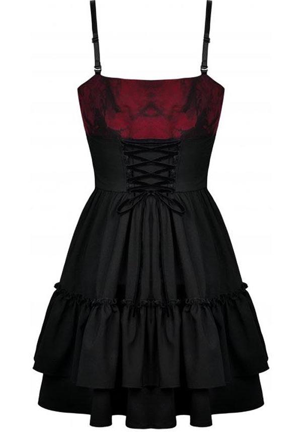 Narcissa | DRESS - Beserk - all, all clothing, all ladies clothing, black, bow, christmas clothing, clickfrenzy15-2023, clothing, corset, cross, dark in love, DIL220811, discountapp, dress, dressapril25, dresses, fp, googleshopping, goth, gothic, grunge, lace, ladies clothing, ladies dress, ladies dresses, lolita, mini dress, mini dresses, R130922, red, red and black, sep22, Sept, short dress, short dresses, womens dress, womens dresses