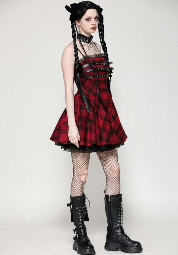 Playful Punk Red Rock | DRESS